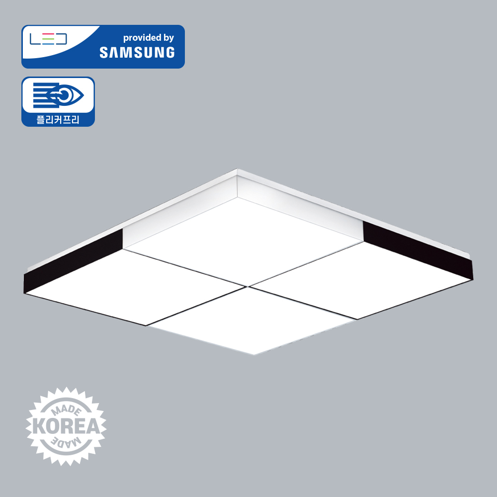 컴바인크로스 정사각 거실8등 아스텔크로스 LED거실등 LED 240W