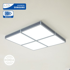 올디엘 정사각 거실8등 글레인 LED거실등 LED 240W